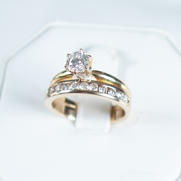 Jewelry - 18k yellow gold solitaire 1/2ct round ct